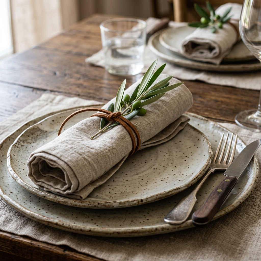 Serviettes de Table Lin (Lot de 4)